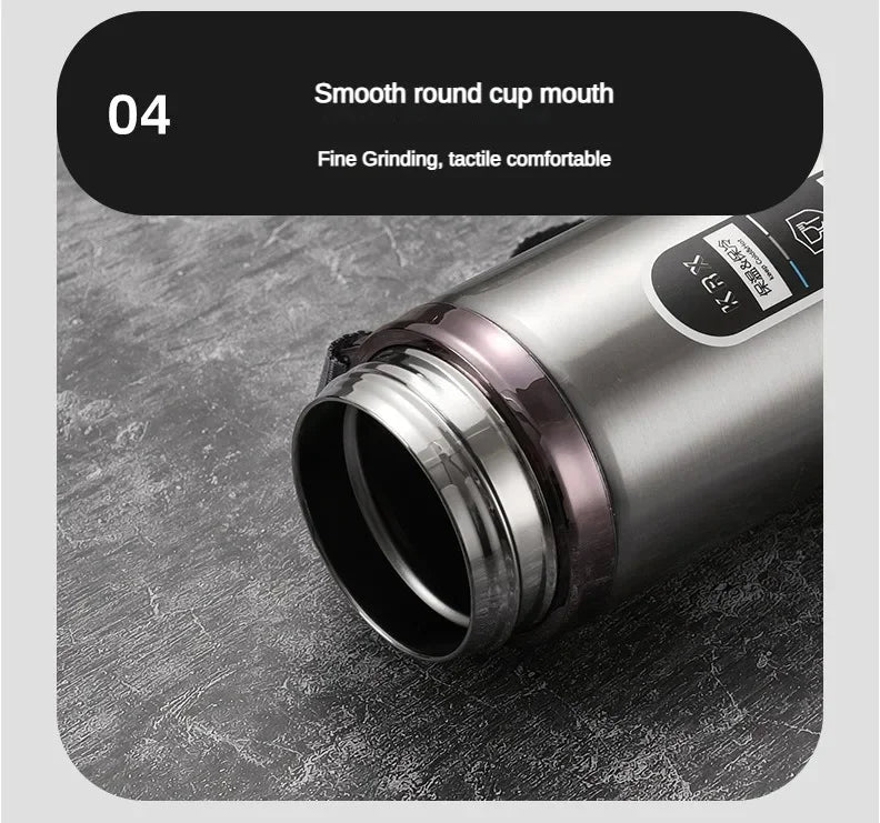 Stainless Steel, Vacuum Bottle, LED Temperature, Tea, Water, Portable