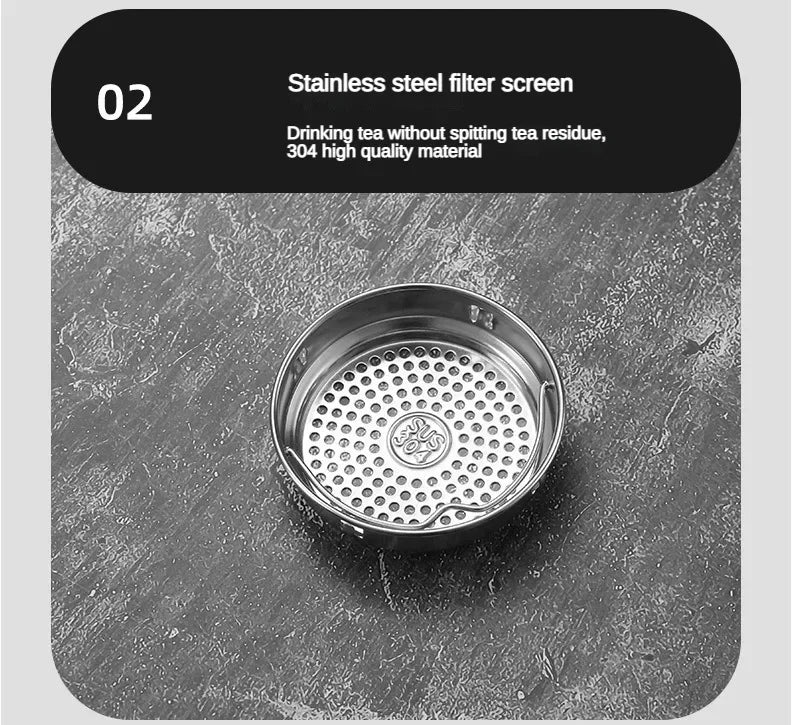 Stainless Steel, Vacuum Bottle, LED Temperature, Tea, Water, Portable