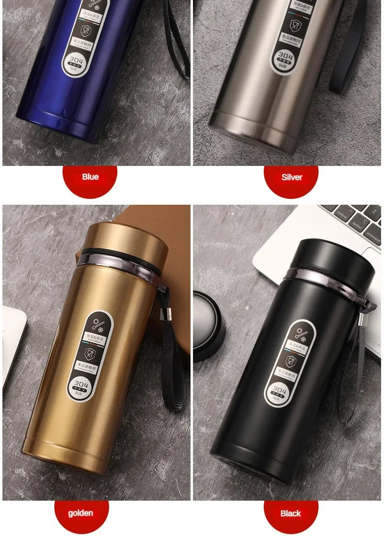 Stainless Steel, Vacuum Bottle, LED Temperature, Tea, Water, Portable