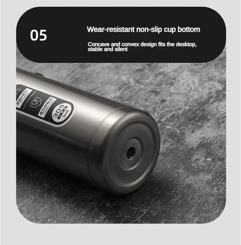 Stainless Steel, Vacuum Bottle, LED Temperature, Tea, Water, Portable